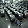Một nhà máy sản xuất thép của Trung Quốc ở Hàm Đan, tỉnh Hà Bắc, miền Bắc Trung Quốc. (Nguồn: AFP/TTXVN)