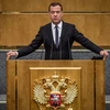 Thủ tướng Nga Dmitry Medvedev. (Nguồn: AFP/TTXVN)