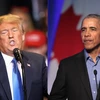 Ông Trump (trái) và ông Obama. (Nguồn: Getty Images)