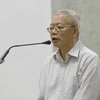 Bị cáo Trần Trung Chí Hiếu, nguyên Chủ tịch Hội đồng quản trị PVTEX, tại phiên tòa ngày 29/8. (Ảnh: Doãn Tấn/TTXVN)