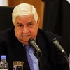 Ngoại trưởng Syria Walid Muallem. (Nguồn: AFP)