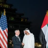 Bộ trưởng Quốc phòng Mỹ James Mattis (trái) và Thái tử Mohamed bin Zayed. (Nguồn: thenational.ae)