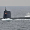 Tàu ngầm huấn luyện Nhật Bản cập Cảng quốc tế Cam Ranh