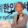 Ngoại trưởng Hàn Quốc Kang Kyung-wha. (Nguồn: Yonhap/TTXVN)