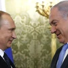 Tổng thống Nga Vladimir Putin (trái) và Thủ tướng Israel Benjamin Netanyahu. (Nguồn: Reuters)