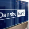 Biểu tượng ngân hàng Danske Bank tại trụ sở ở Copenhagen, Đan Mạch. (Nguồn: AFP/TTXVN)