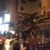 Hiện trường vụ sập nhà. (Nguồn: Al Arabiya)