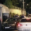 Các nhà điều tra Thổ Nhĩ Kỳ tới Lãnh sự quán Saudi Arabia tại Istanbul ngày 16/10. (Nguồn: AFP/TTXVN) 
