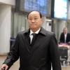 Thứ trưởng Ngoại giao Triều Tiên Sin Hong-chol tới sân bay Bắc Kinh, Trung Quốc, ngày 27/10 để lên đường tới Nga. (Nguồn: Yonhap/TTXVN) 