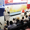 Đại sứ Nguyễn Hoài Dương phát biểu tại hội thảo. (Ảnh: Việt Hùng/Vietnam+) 