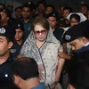 Cựu Thủ tướng Khaleda Zia (giữa). (Nguồn: AFP/TTXVN) 