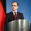 Ngoại trưởng Đức Heiko Maas phát biểu trong cuộc họp báo tại Berlin ngày 14/9. (Nguồn: AFP/TTXVN) 