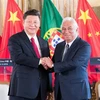 Thủ tướng Bồ Đào Nha Antonio Costa (phải) trong cuộc gặp với Chủ tịch Trung Quốc Tập Cận Bình tại thủ đô Lisbon ngày 5/12/2018. (Nguồn: THX/TTXVN) 