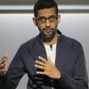Giám đốc điều hành (CEO) Google Sundar Pichai phát biểu tại một sự kiện ở San Francisco, California, Mỹ . (Nguồn: AFP/TTXVN) 
