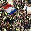Người biểu tình Áo vàng tập trung tại Marseille, miền nam Pháp ngày 15/12/2018. (Nguồn: AFP/TTXVN) 