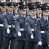 Binh sỹ Anh tham gia diễu binh ở London nhân kỷ niệm 100 năm ngày thành lập Không Quân Hoàng Gia Anh ngày 10/7. (Nguồn: AFP/TTXVN) 