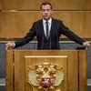 Thủ tướng Nga Dmitry Medvedev. (Nguồn: AFP/TTXVN) 