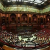 Toàn cảnh cuộc bỏ phiếu tín nhiệm đối với kế hoạch ngân sách 2019 sửa đổi tại Hạ viện Italy ở Rome ngày 29/12/2018. (Nguồn: AFP/TTXVN) 