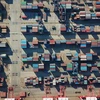 Quang cảnh cảng hàng hóa tại Liên Vân Cảng, tỉnh Giang Tô, miền đông Trung Quốc, ngày 12/1/2018. (Nguồn: THX/TTXVN) 