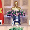 Thủ tướng Nguyễn Xuân Phúc, Trưởng Tiểu ban Kinh tế-Xã hội phát biểu. (Ảnh: Thống Nhất/TTXVN) 