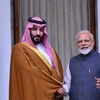 Thủ tướng Ấn Độ Narendra Modi (phải) và Thái tử Saudi Arabia Mohammed Bin Salman. (Nguồn: livemint.com) 