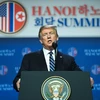 Hình ảnh buổi họp báo sau Hội nghị thượng đỉnh Mỹ-Triều lần hai
