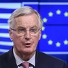 Trưởng phái đoàn đàm phán Brexit của EU Michel Barnier tại cuộc họp báo ở Brussels, Bỉ. (Nguồn: AFP/TTXVN) 