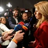 Bà Zuzana Caputova trả lời phỏng vấn. (Nguồn: Reuters) 