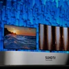 Mẫu SUHD TV của Samsung được trưng bày tại Triển lãm điện tử tiêu dùng ở Las Vegas, bang Nevada (Mỹ). (Nguồn: AFP/TTXVN) 