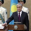 Ông Kassym - Jomart Tokayev tuyên thệ nhậm chức. (Nguồn: Reuters)