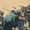 Các lực lượng Iraq làm nhiệm vụ trong chiến dịch truy quét IS. (Nguồn: AFP/TTXVN) 