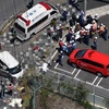 Hiện trường vụ tai nạn. (Nguồn: mainichi.jp) 
