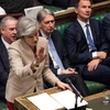 Thủ tướng Anh Theresa May (trái, phía trước). (Nguồn: AFP/TTXVN) 