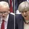 Thủ tướng Anh Theresa May (phải) và lãnh đạo Công đảng Jeremy Corbyn. (Nguồn: AFP/TTXVN) 