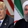 Tổng thống Iran Hassan Rouhani (phải) và Tổng thống Mỹ Donald Trump (trái). (Nguồn: AFP/TTXVN) 