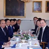 Hình ảnh Thủ tướng Nguyễn Xuân Phúc hội đàm với Thủ tướng Thụy Điển