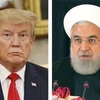 Tổng thống Mỹ Donald Trump (trái) và Tổng thống Iran Hassan Rouhani (phải). (Nguồn: Kyodo/TTXVN) 