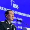 Bộ trưởng Quốc phòng Trung Quốc, Thượng tướng Ngụy Phượng Hòa phát biểu tại Đối thoại Shangri-La lần thứ 18 ở Singapore ngày 2/6. (Nguồn: AFP/TTXVN) 