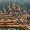 Quang cảnh khu đền Angkor Wat ở tỉnh Siem Reap, cách thủ đô Phnom Penh của Campuchia 314km về phía Tây Bắc. (Nguồn: AFP/TTXVN) 