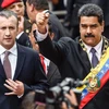 Tổng thống Venezuela Nicolas Maduro (phải) và Phó Tổng thống Venezuela Tarek El Aissami. (Nguồn: AFP/Getty Images)