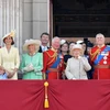 Hình ảnh lễ diễu hành mừng sinh nhật Nữ hoàng Elizabeth II