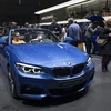 Mẫu ôtô của hãng BMW được trưng bày tại triển lãm ôtô quốc tế Geneva, Thụy Sĩ, ngày 7/3/2019. (Nguồn: THX/TTXVN) 