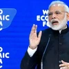 Thủ tướng Narendra Modi tại Diễn đàn kinh tế thế giới (WEF) được tổ chức tại Davos, Thụy Sĩ. (Nguồn: The Indian Express) 