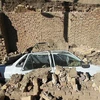 Cảnh đổ nát sau trận động đất ở tỉnh Khuzestan. (Nguồn: Tasnim) 