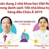 Chân dung 2 nhà khoa học Việt vào top 100 nhà khoa học hàng đầu châu Á