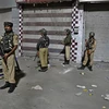 Binh sỹ Ấn Độ tăng cường an ninh tại Srinagar, thủ phủ mùa hè của bang Jammu và Kashmir ngày 4/8/2019. (Nguồn: AFP/TTXVN) 