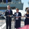 Tổng Thư ký NATO Jens Stoltenberg và Bộ trưởng Quốc phòng Australia Linda Reynold. (Nguồn: nato.int) 