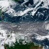 Một đám mây bụi Sahara khổng lồ. (Nguồn: chron.com)