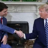 Tổng thống Mỹ Donald Trump (phải) và Thủ tướng Canada Justin Trudeau. (Nguồn: Reuters) 