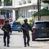 Cảnh sát Indonesia. (Nguồn: AFP/TTXVN) 